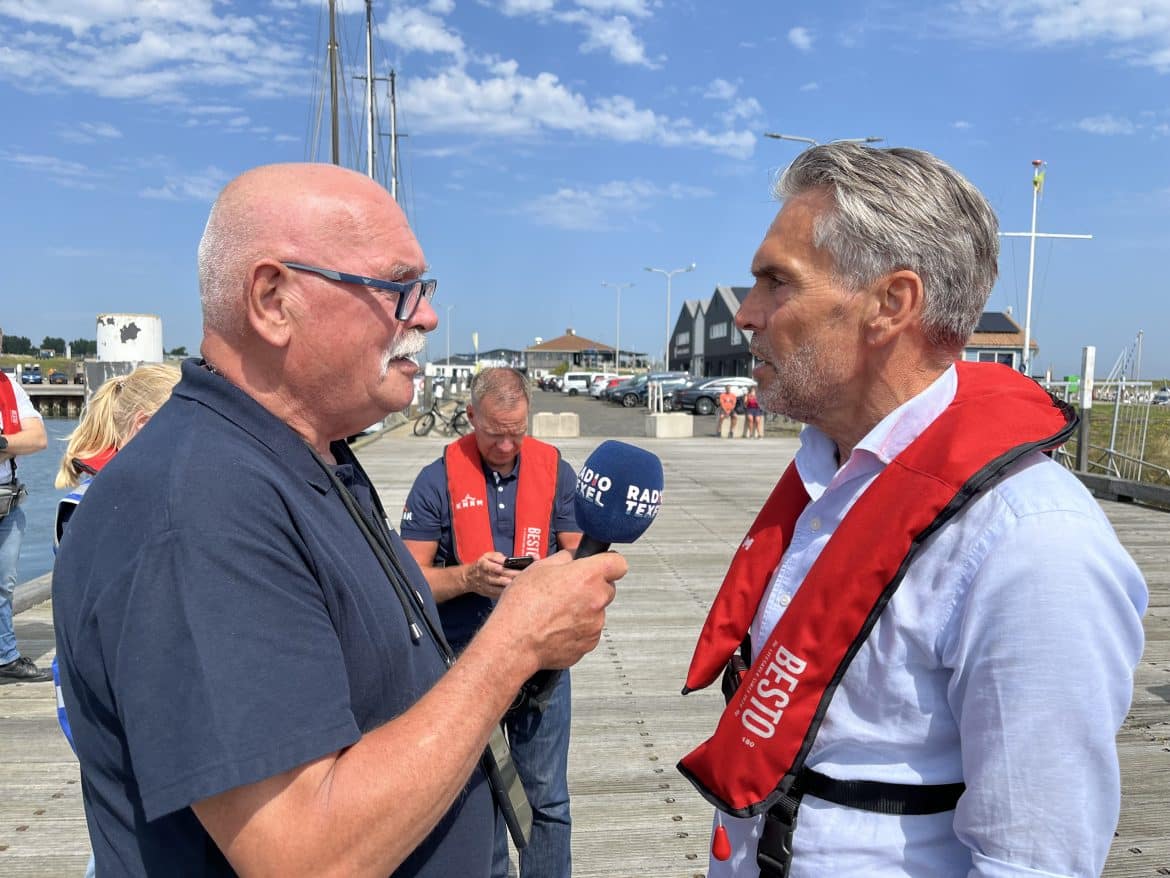 Premier Schoof bezoekt KNRM Texel